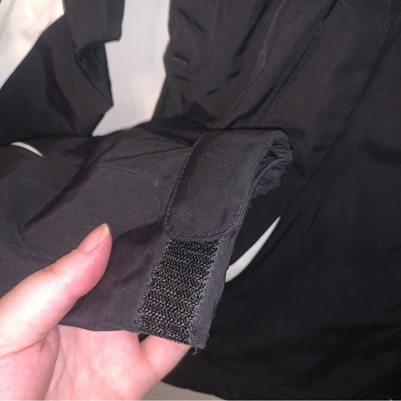 The North Face Black White Shell Jacket Hooded S - Picture 10 of 14